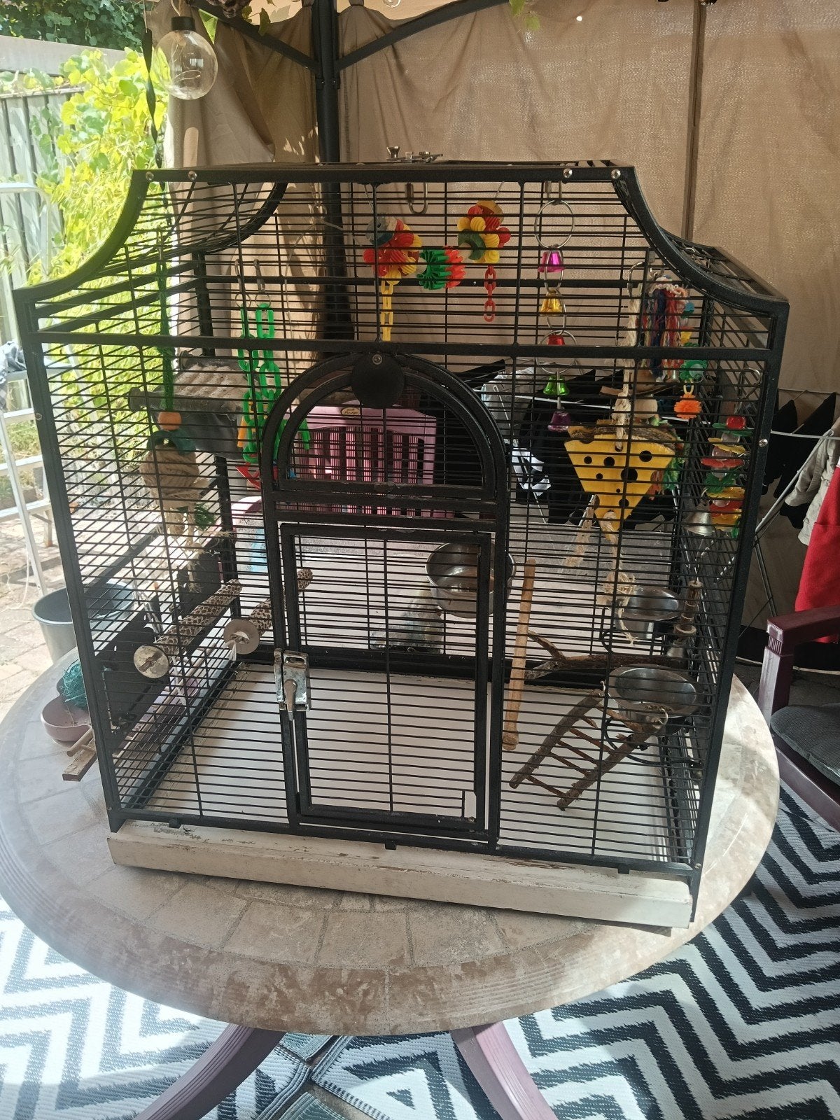 vogelkooi, Ophalen, Zo goed als nieuw, Metaal, Vogelkooi