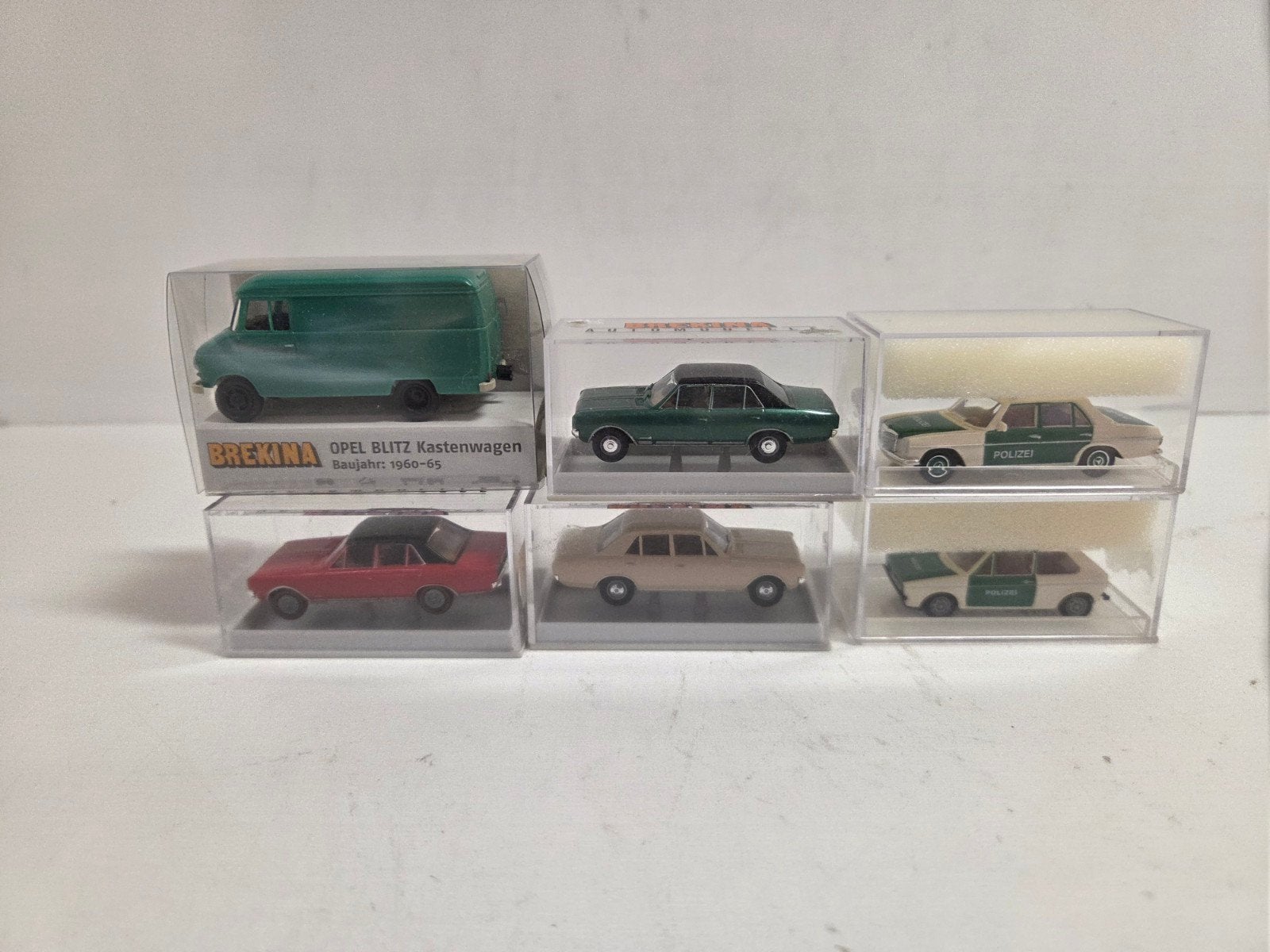 Brekina Opel,Volkswagen,Mercedes modellen 1:87, Auto, ., Ophalen of Verzenden, Zo goed als nieuw