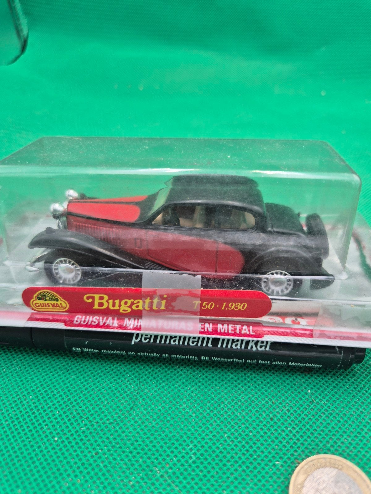 207 Bugatti T50 1/43 Guisval, Ophalen of Verzenden, Zo goed als nieuw, Auto, Overige merken