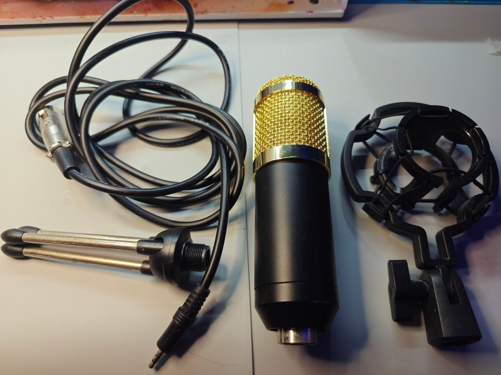 BM81 Microfoon met toebehoren, Ophalen of Verzenden, Zo goed als nieuw, Studiomicrofoon