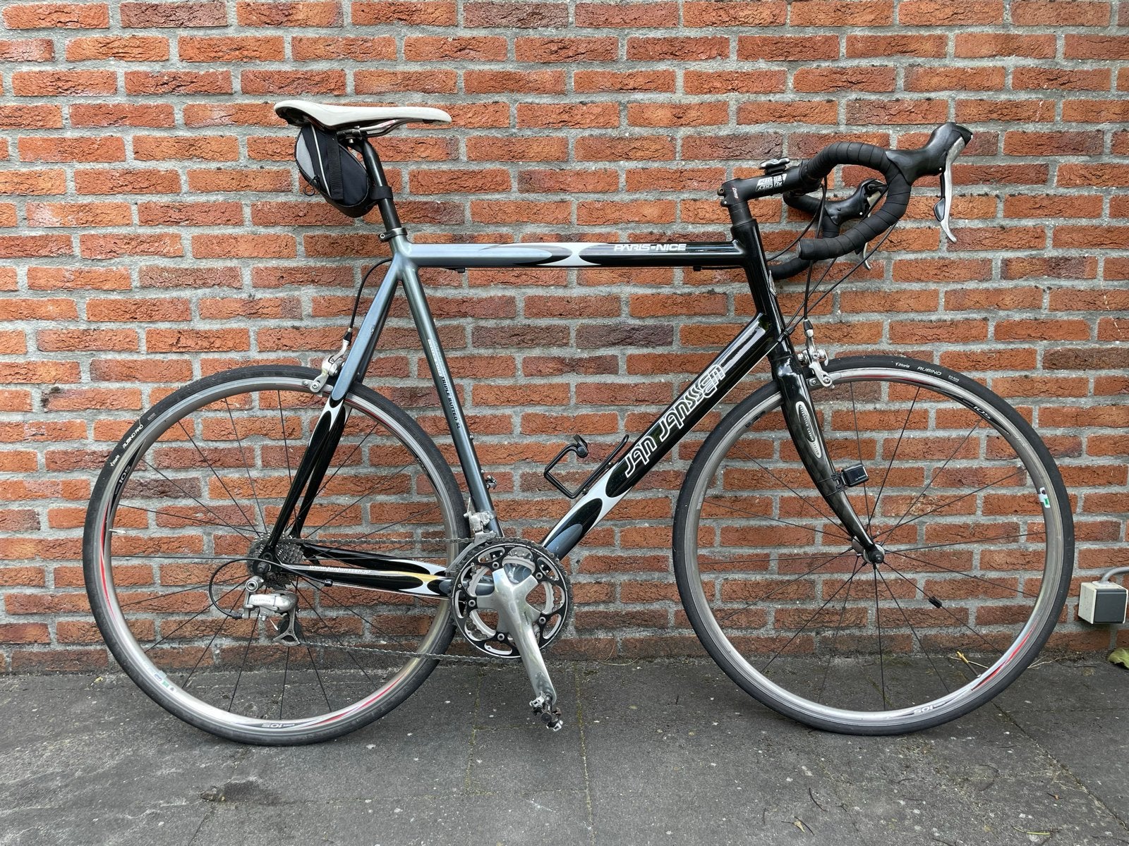 Jan Janssen racefiets met Shimano Ultegra/105 onderdelen, 28 inch, Gebruikt, Aluminium, Meer dan 20 versnellingen