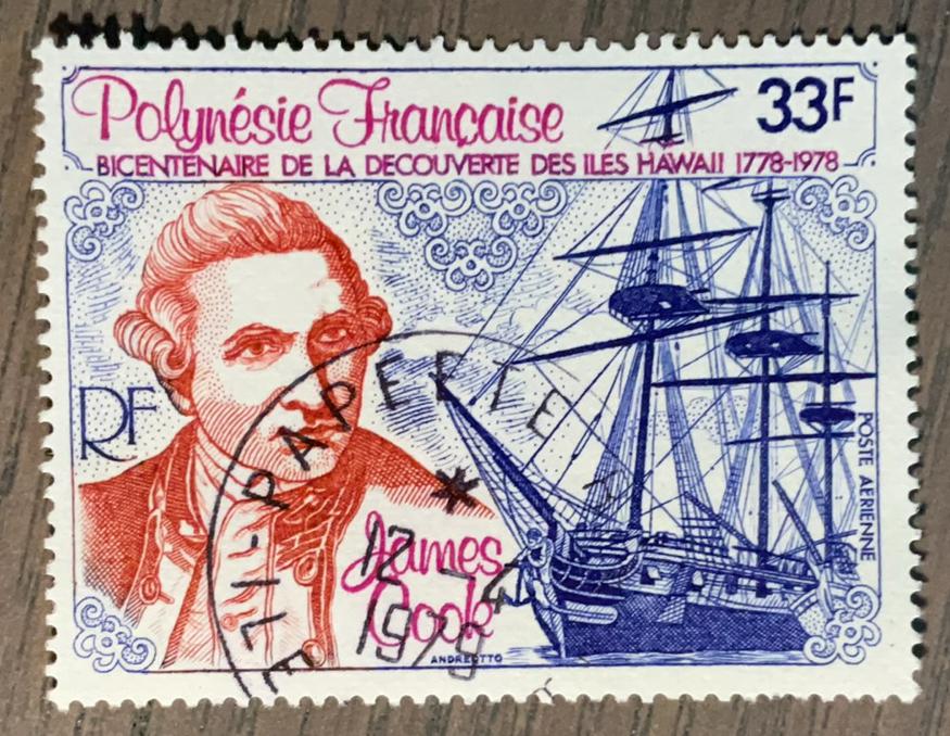 Polynesië - James Cook, Ophalen of Verzenden, Gestempeld