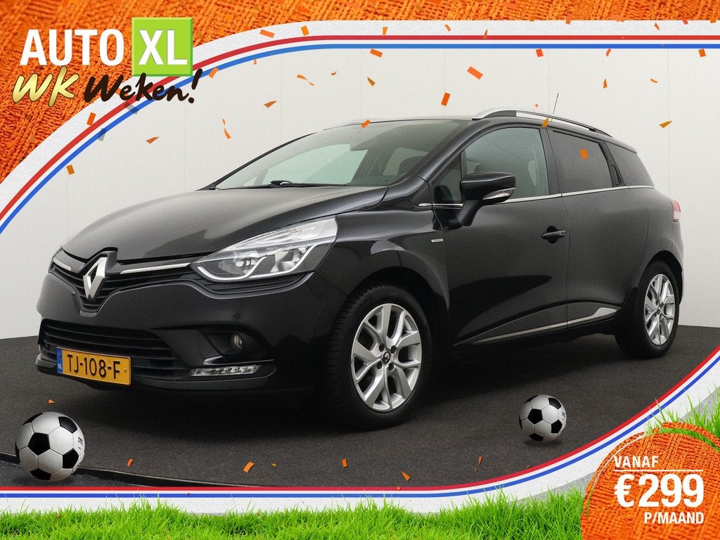 Renault Clio Estate 0.9 90 PK TCe Limited Navi Cruise LED Pr, Voorwielaandrijving, 898 cc, Gebruikt, 580 kg