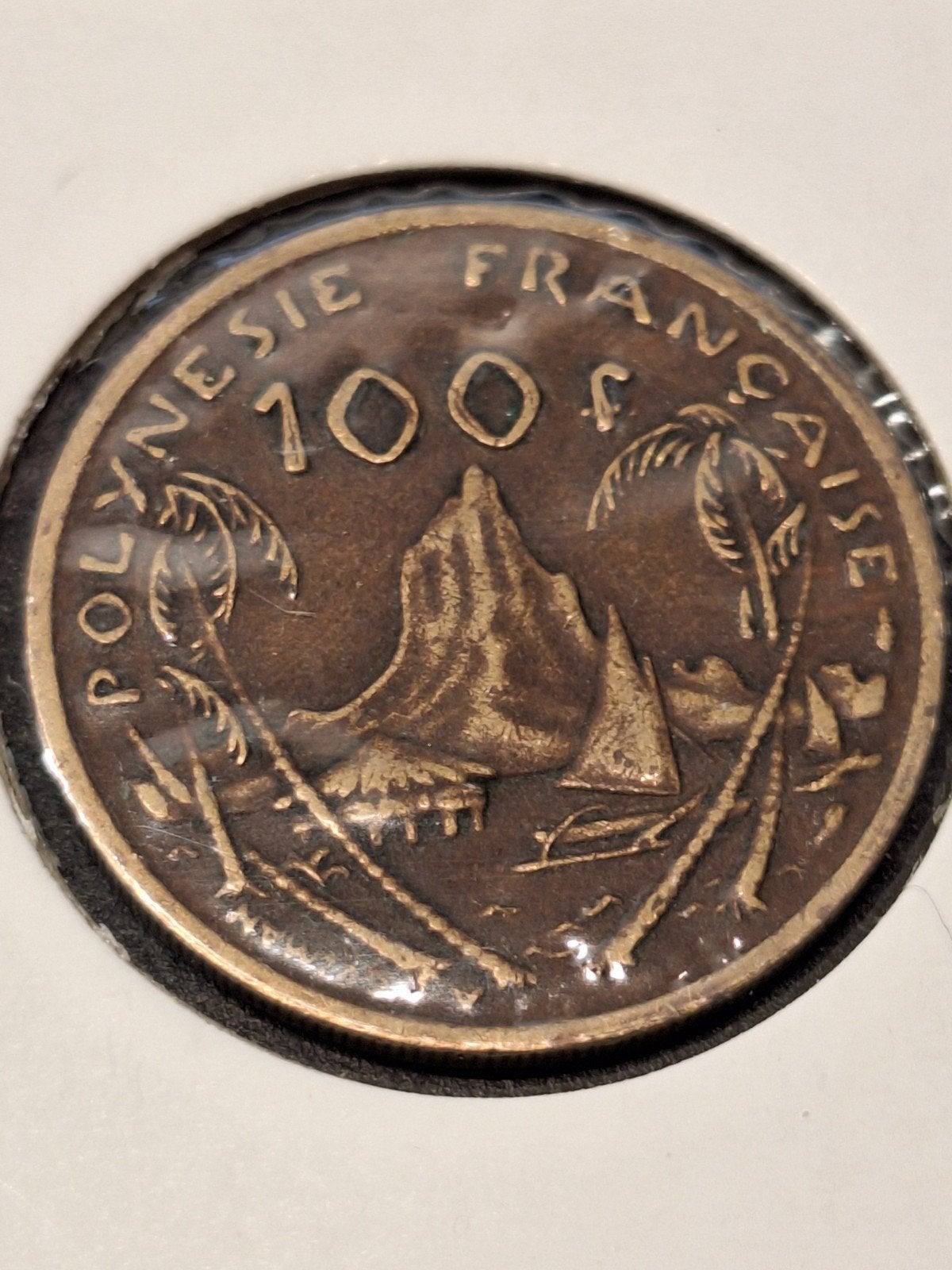 Polynesië 100 francs 1976, Postzegels en Munten, Munten | Oceanië, Ophalen of Verzenden