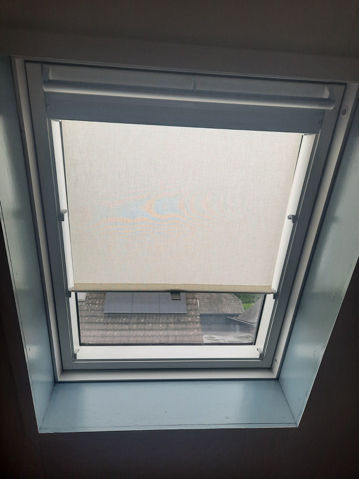 Rolgordijn oa Velux geschikt, Ophalen of Verzenden, Zo goed als nieuw, 50 tot 100 cm, Minder dan 100 cm