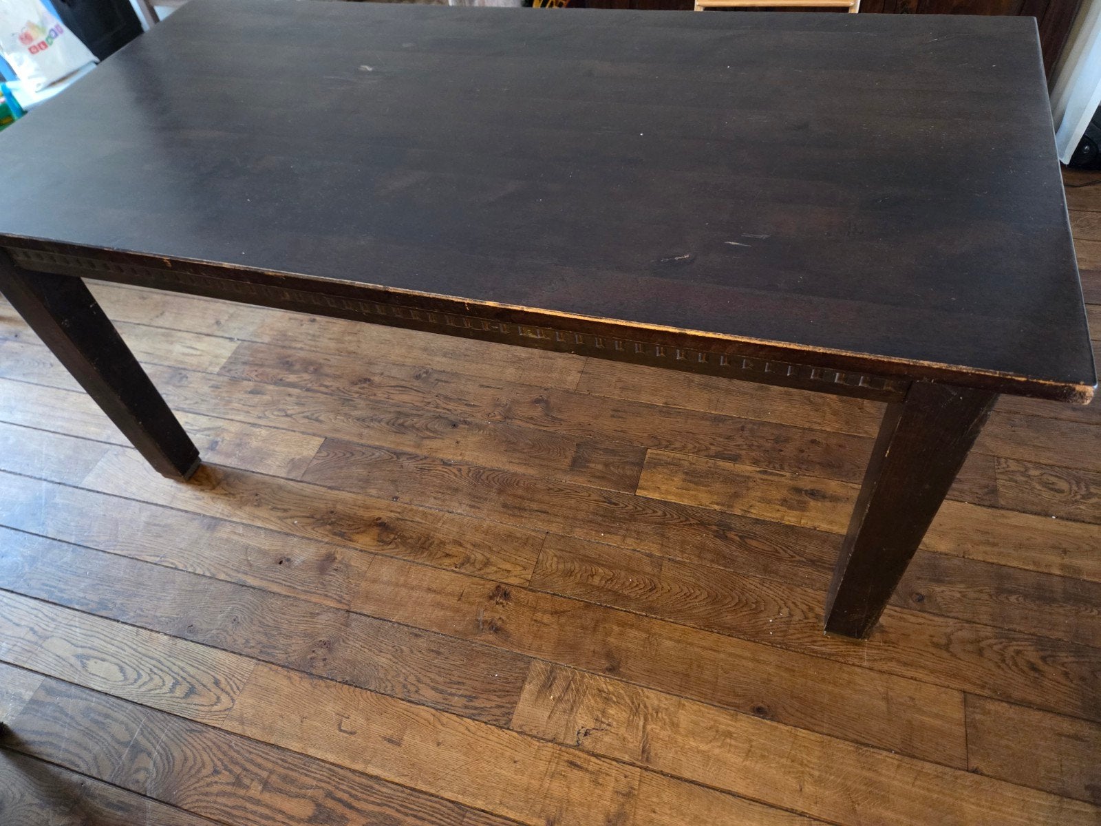 Mooie eettafel 180x 90 cm, Gebruikt, 150 tot 200 cm, Vier personen, Rechthoekig