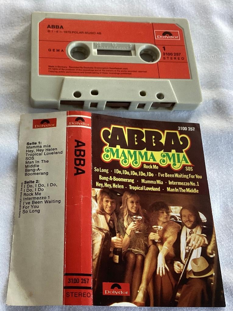 ABBA – Mamma Mia MC, Gebruikt, 1 bandje, Ophalen of Verzenden, Origineel