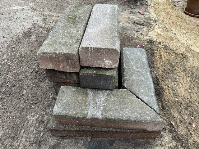 Beton banden, Tuin en Terras, Ophalen, Gebruikt, Overige typen, Beton