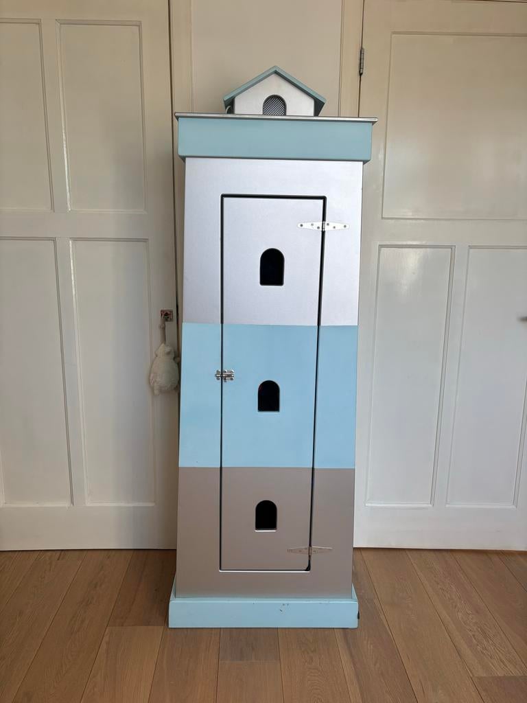 Unieke Vuurtoren Kinderkast met Verlichting, Ophalen, Gebruikt, 105 cm of meer, Minder dan 50 cm