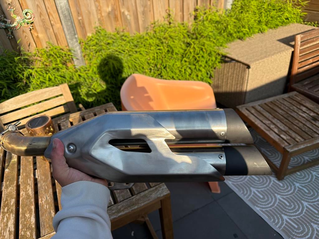 Benelli 502c Uitlaat Demper - Origineel, Ophalen of Verzenden, Gebruikt