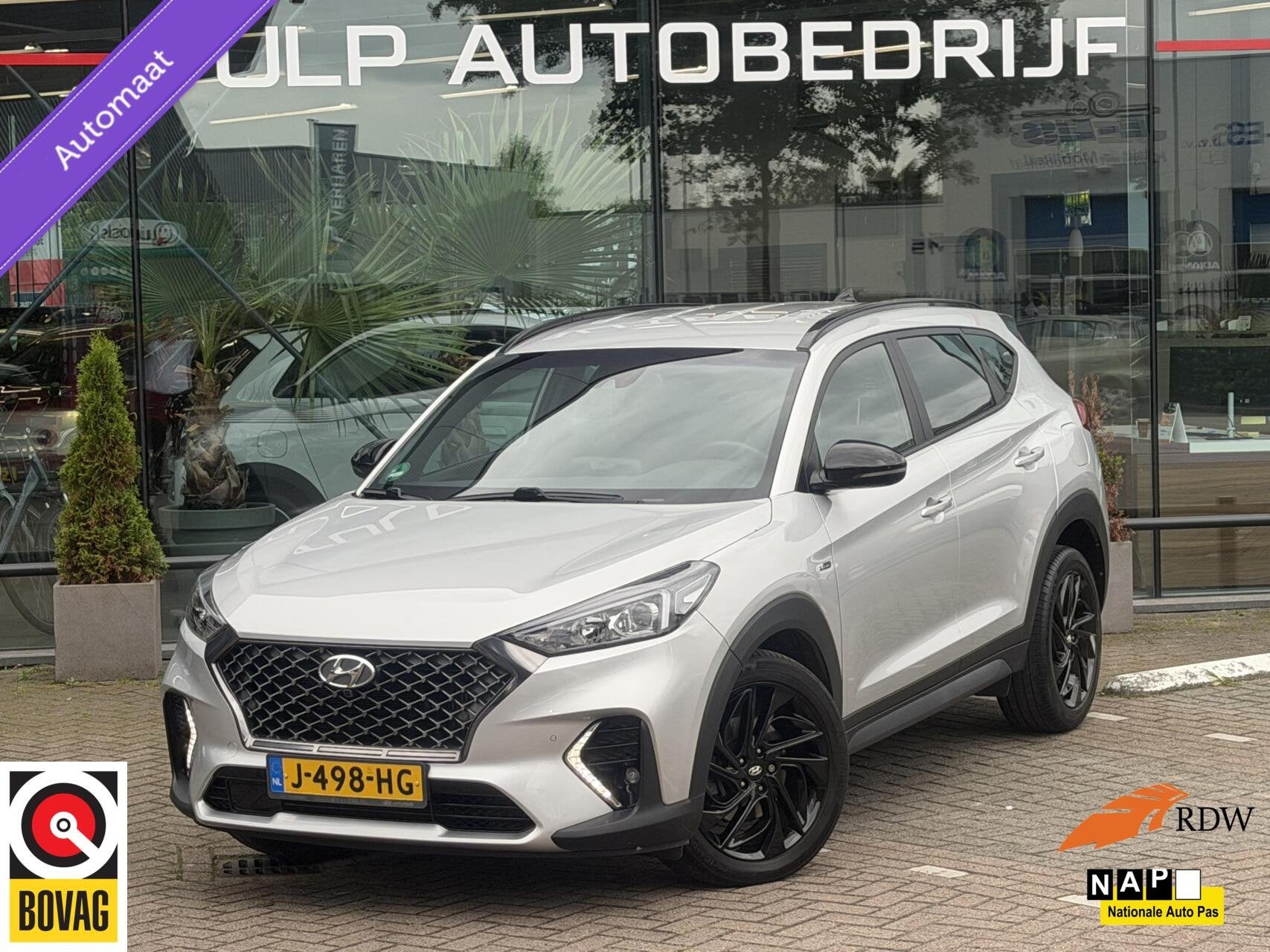 Hyundai Tucson 1.6 T-GDI N-Line 2020 Leder/Alcant 11210km, Dealer onderhouden, Gebruikt, 4 cilinders, Origineel Nederlands