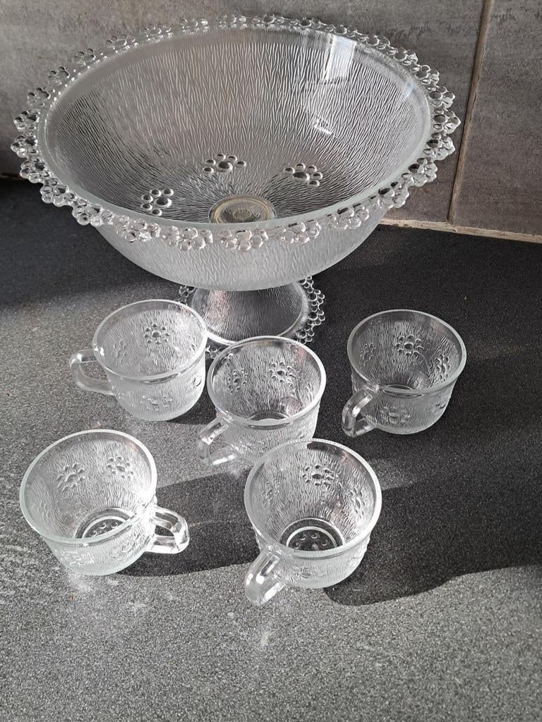 Punch bowl fruit schaal, Ophalen, Zo goed als nieuw