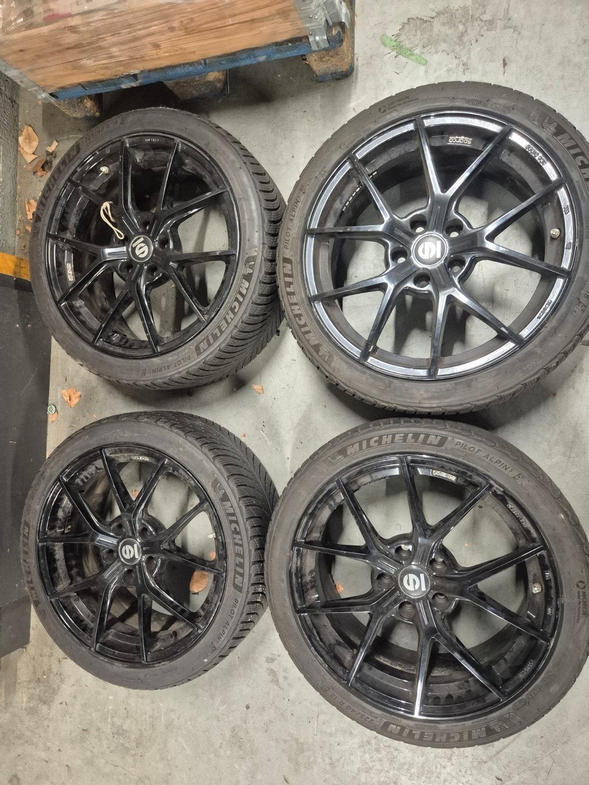 Sparco Podio 18" opknap setje, Ophalen of Verzenden, Gebruikt