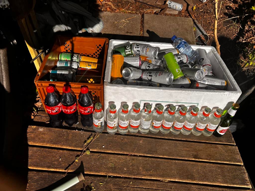 Blikje drank ongeopend !!!, Ophalen of Verzenden, Zo goed als nieuw