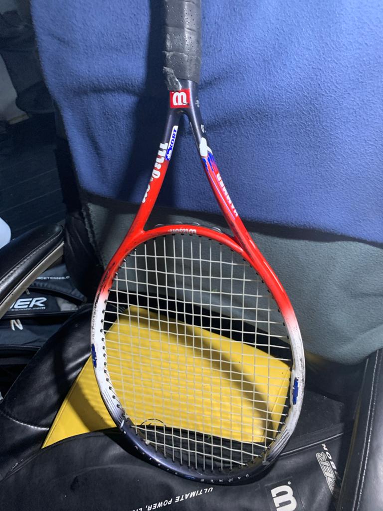Wilson Hammer 7.0 Tennisracket - Gebruikt, L4, Ophalen of Verzenden, Zo goed als nieuw, Wilson
