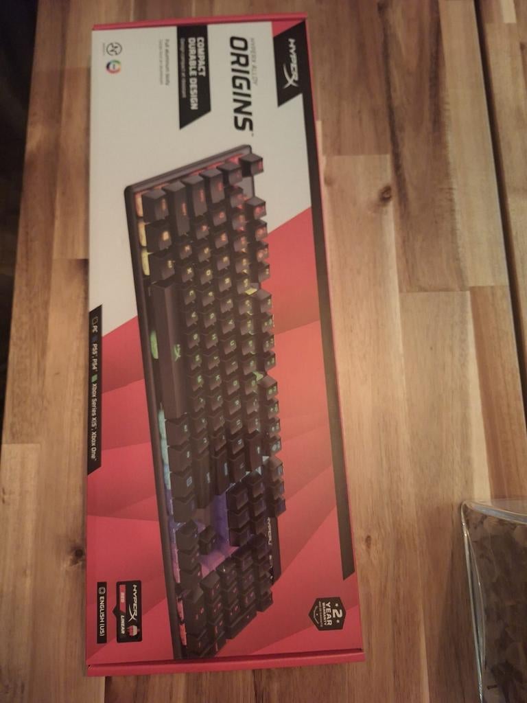 Nieuw HyperX Alloy Origins Gaming Toetsenbord, Ophalen of Verzenden, Nieuw, Gaming toetsenbord