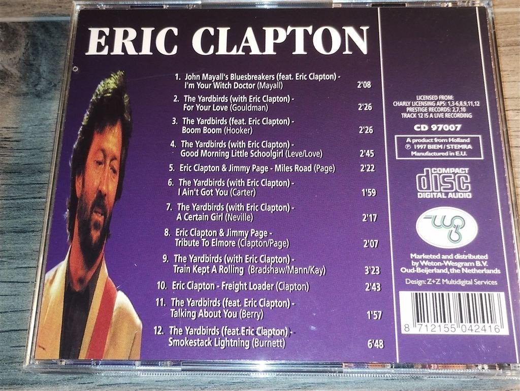 Eric Clapton ‎- Eric Clapton, Ophalen of Verzenden, Zo goed als nieuw, Jazz