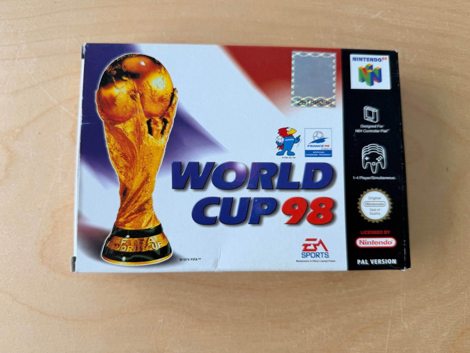 N64 World Cup 98, Gebruikt, Eén computer, Ophalen of Verzenden, Sport
