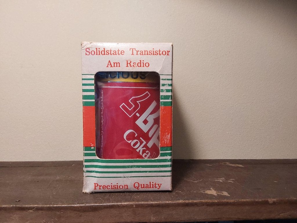Radio AM Solidstate Transistor Cola Old Stock, Verzamelen, Ophalen of Verzenden, Zo goed als nieuw