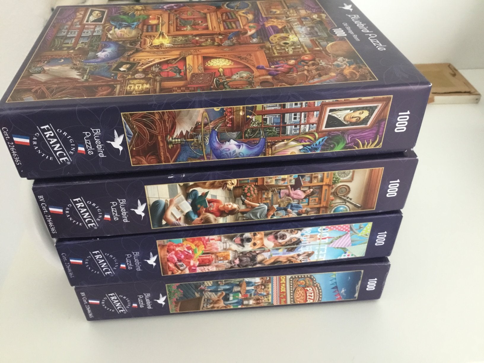 Bleu bird puzzels, Ophalen of Verzenden, 500 t/m 1500 stukjes, Zo goed als nieuw