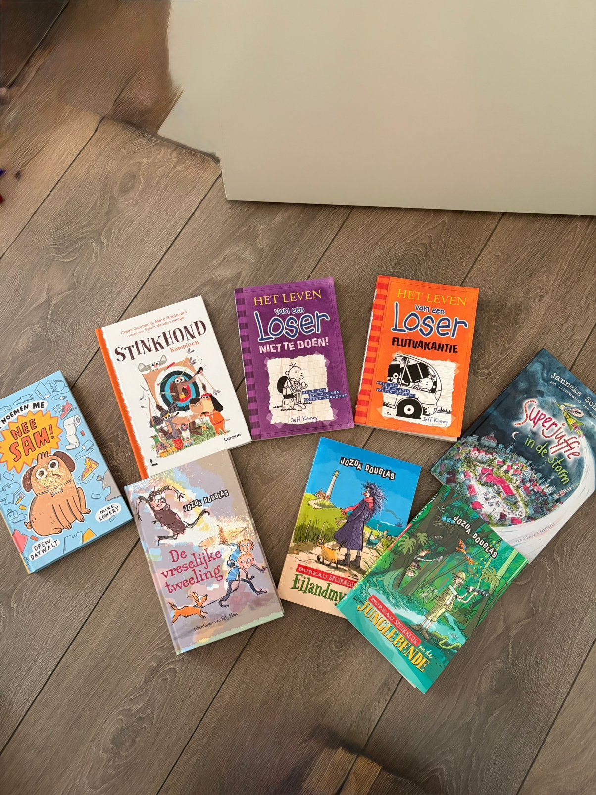 Diverse kinderboeken oa superjuffie, leven van een loser, Ophalen, Zo goed als nieuw
