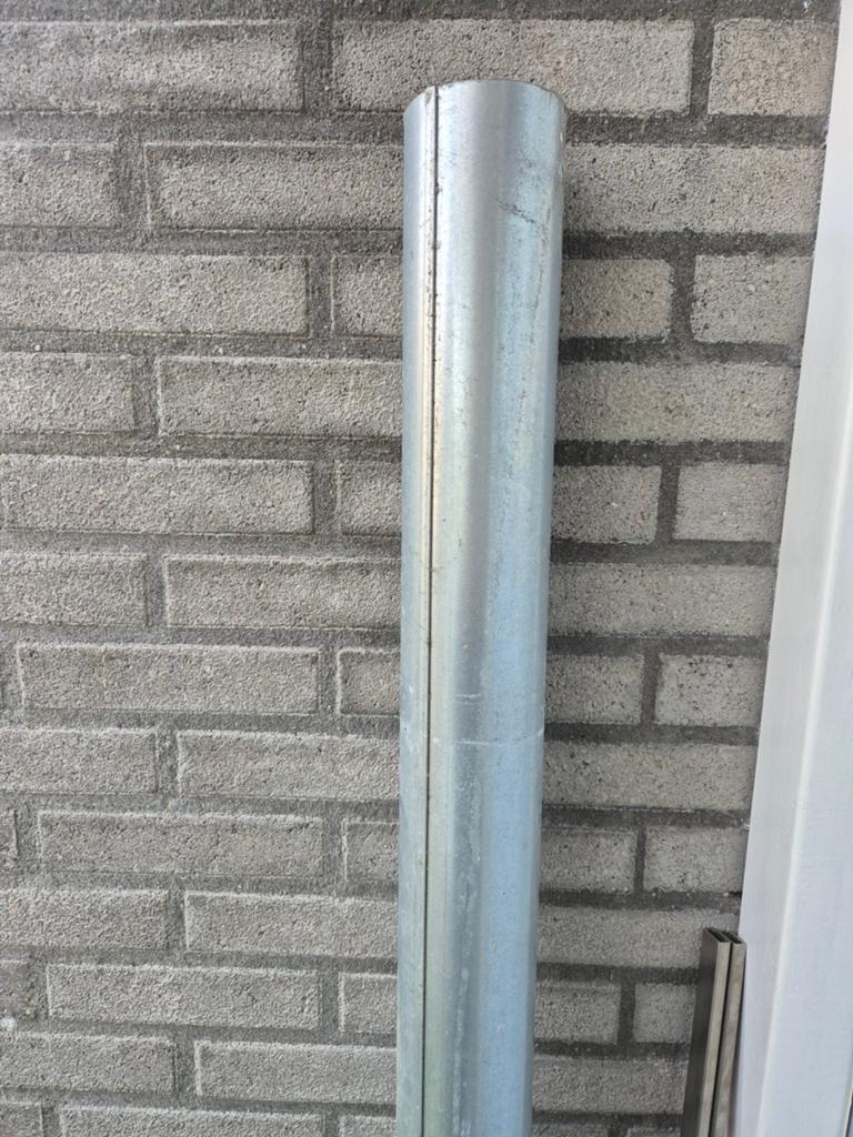 Zinken regenpijp, Doe-het-zelf en Verbouw, Ophalen, Zink, Minder dan 2 meter, 80 mm of meer