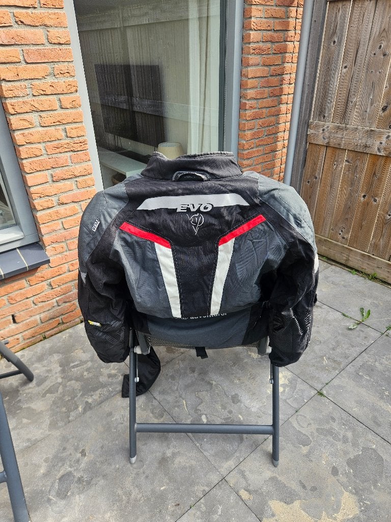 Evolution Motorjas Heren maat L - met Binnen- & Regenvoering, Motoren, Ophalen, Evolution, Jas | textiel, Heren