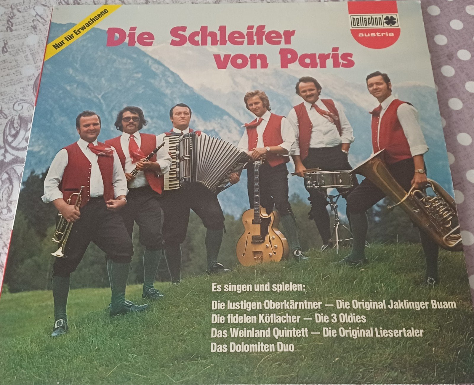 Die Schleifer von Paris.    LP.   Zie Foto., Ophalen of Verzenden, Zo goed als nieuw, 12 inch, Levenslied of Smartlap