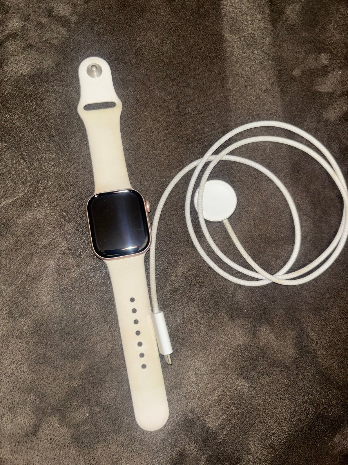 Apple Watch Series 6 (GPS) 42mm - Zo goed als nieuw, Afstand, Wit, IOS, Ophalen of Verzenden