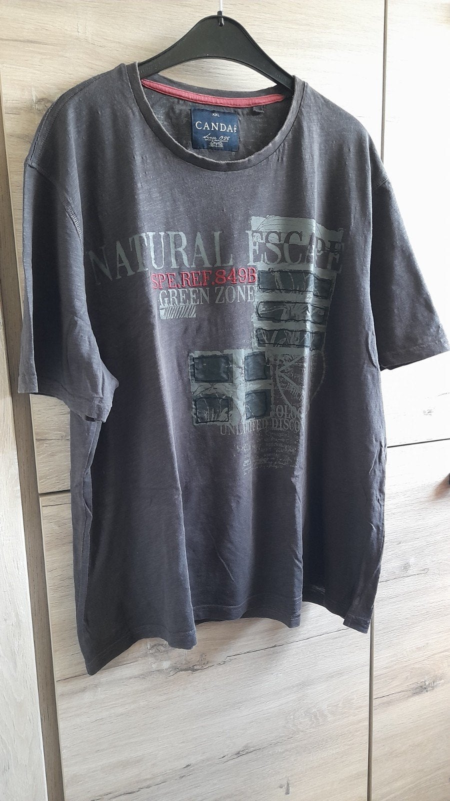 Netjes Donker Herenshirt, XXL., Overige maten, Ophalen of Verzenden, Canda, Grijs
