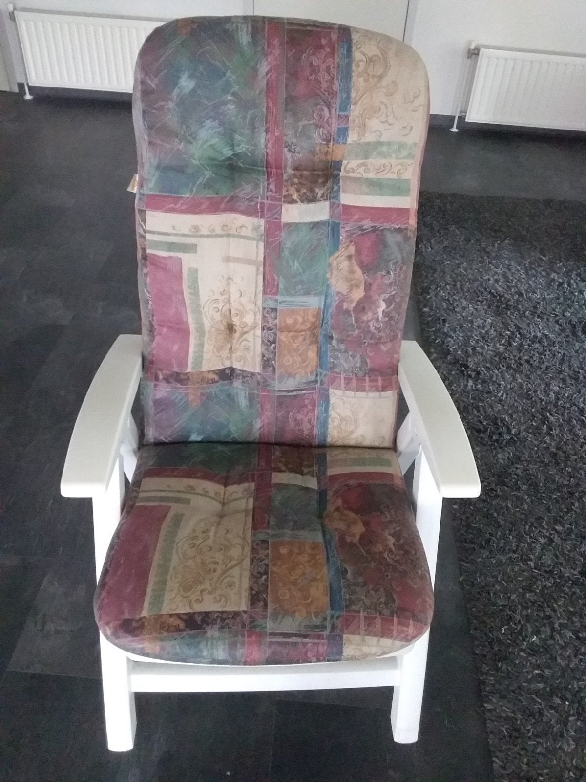 2 hartman tuinstoelen incl kussens,  verstelbaar 5 standen, Ophalen, Gebruikt, Kunststof, Verstelbaar