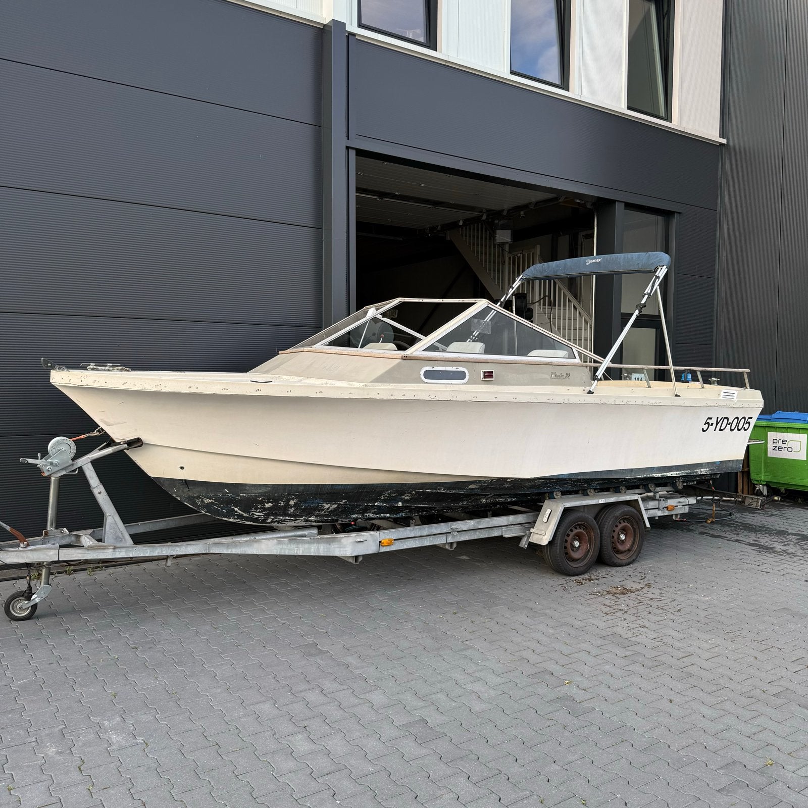 Windy 22 DC - Volvo B230FK Turbo - met trailer - Projectboot, Watersport en Boten, Motorboten en Motorjachten, Gebruikt, Binnenboordmotor