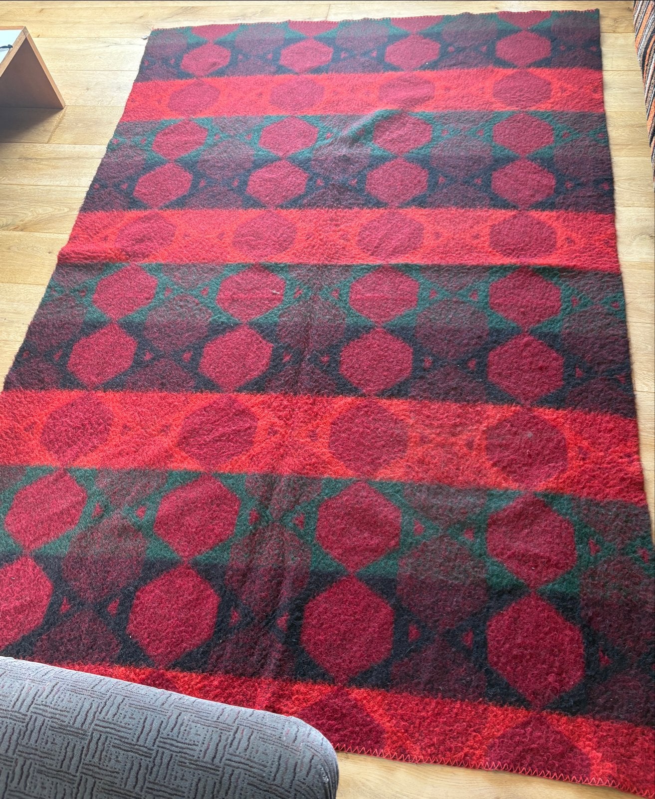 AaBe wollen deken 100% scheerwol 215x145cm, Huis en Inrichting, Gebruikt, 100 tot 150 cm, 200 cm of meer, Ophalen of Verzenden