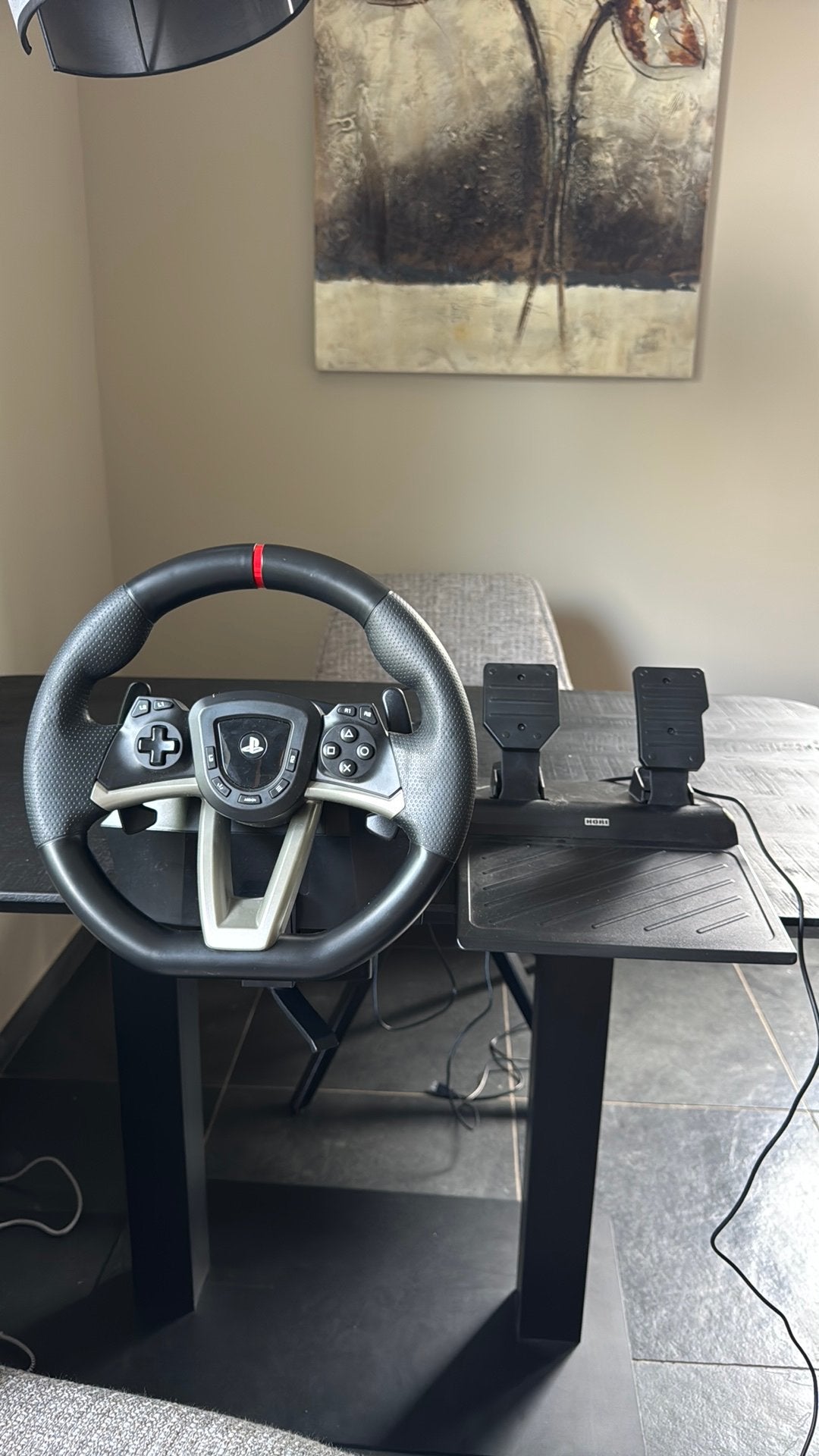 Hori apex race stuur en pedalen voor playstion en pc, Spelcomputers en Games, Ophalen of Verzenden, Zo goed als nieuw, Stuur of Pedalen