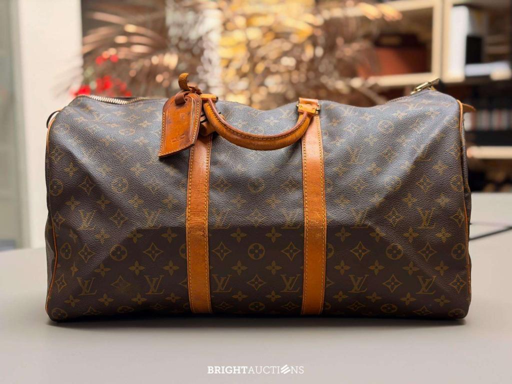 Louis Vuitton Keepall 50, Sieraden, Tassen en Uiterlijk, Tassen | Reistassen en Weekendtassen, 40 tot 60 cm, Gebruikt, 20 tot 30 cm
