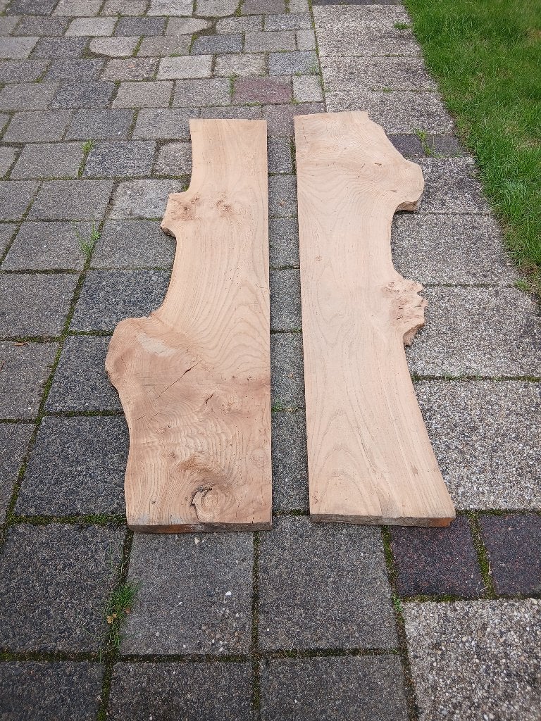 Mooie iepen houten planken, Ophalen, 25 tot 50 mm, Nieuw, Plank