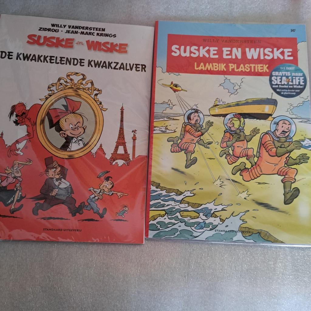3xSuske en Wiske: Lambik Plastiek, Kwakzalver microkomiek, Meerdere stripboeken, Ophalen of Verzenden, Nieuw, Willy Vandersteen