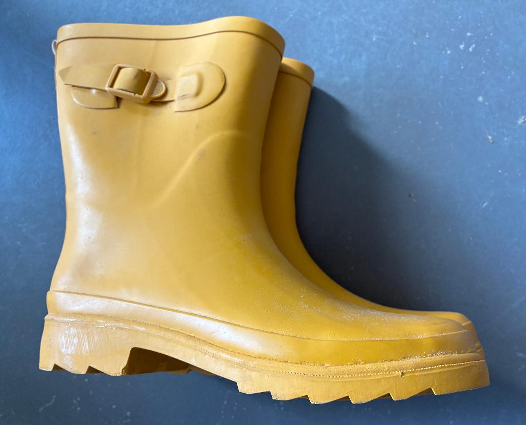 Rubber regenlaarzen merk XQ, Geel, Ophalen of Verzenden, XQ, Regenlaarzen