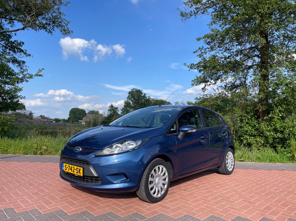 Ford Fiësta 1.25 60KW 5DR 2009 Blauw | Nette auto, Auto's, Ford, Voorwielaandrijving, 1242 cc, Blauw, Handgeschakeld