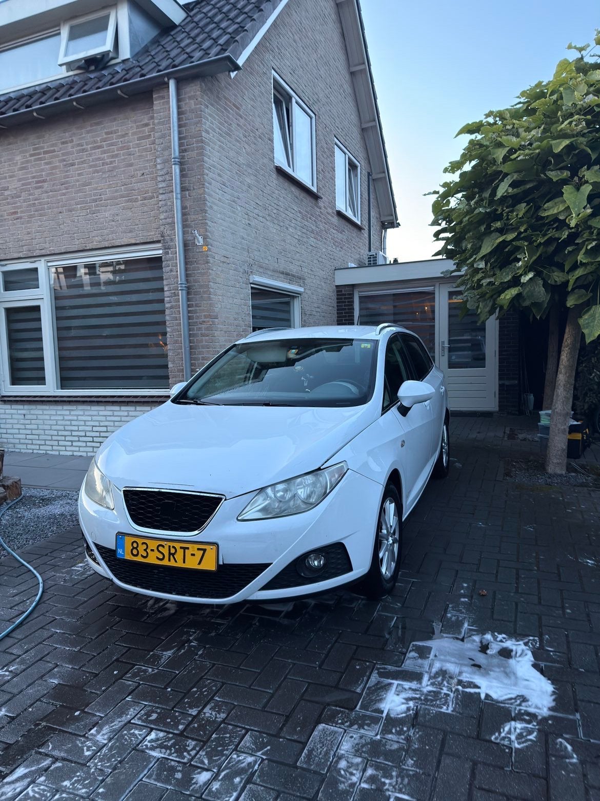 Seat Ibiza 1.2TDI 55KW Ecomotive ST 2011 Wit, Auto's, Voorwielaandrijving, 74 pk, 1199 cc, Origineel Nederlands