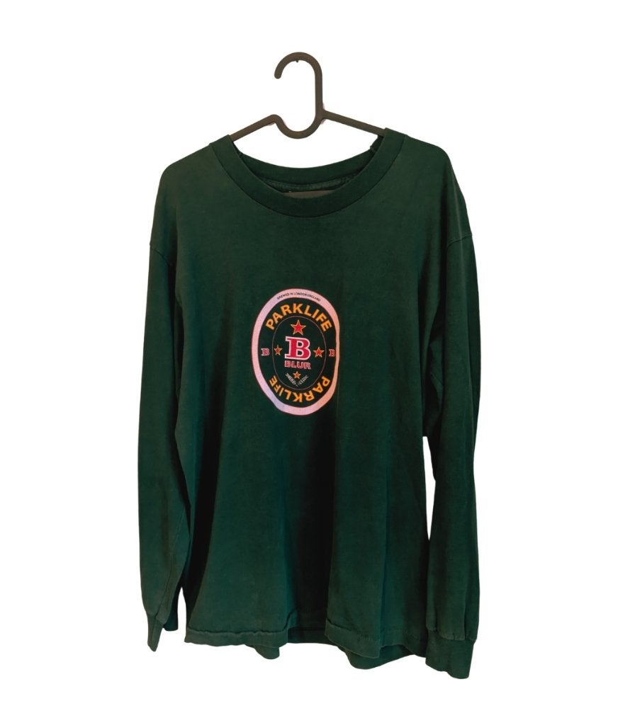 1994 Blur “Parklife” Longsleeve — Large, Kleding | Heren, T-shirts, Maat 52/54 (L), Fruit of the loom, Ophalen of Verzenden, Fruit of the loom