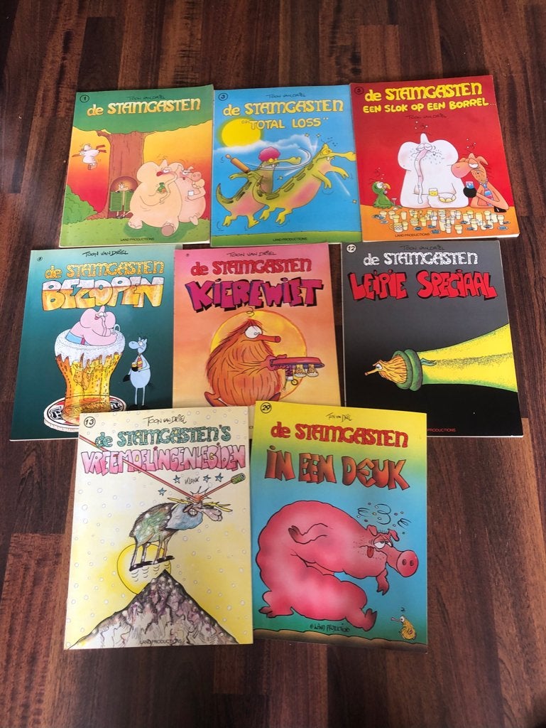 Toon van Driel de stamgasten, Meerdere stripboeken, Ophalen of Verzenden, Gelezen