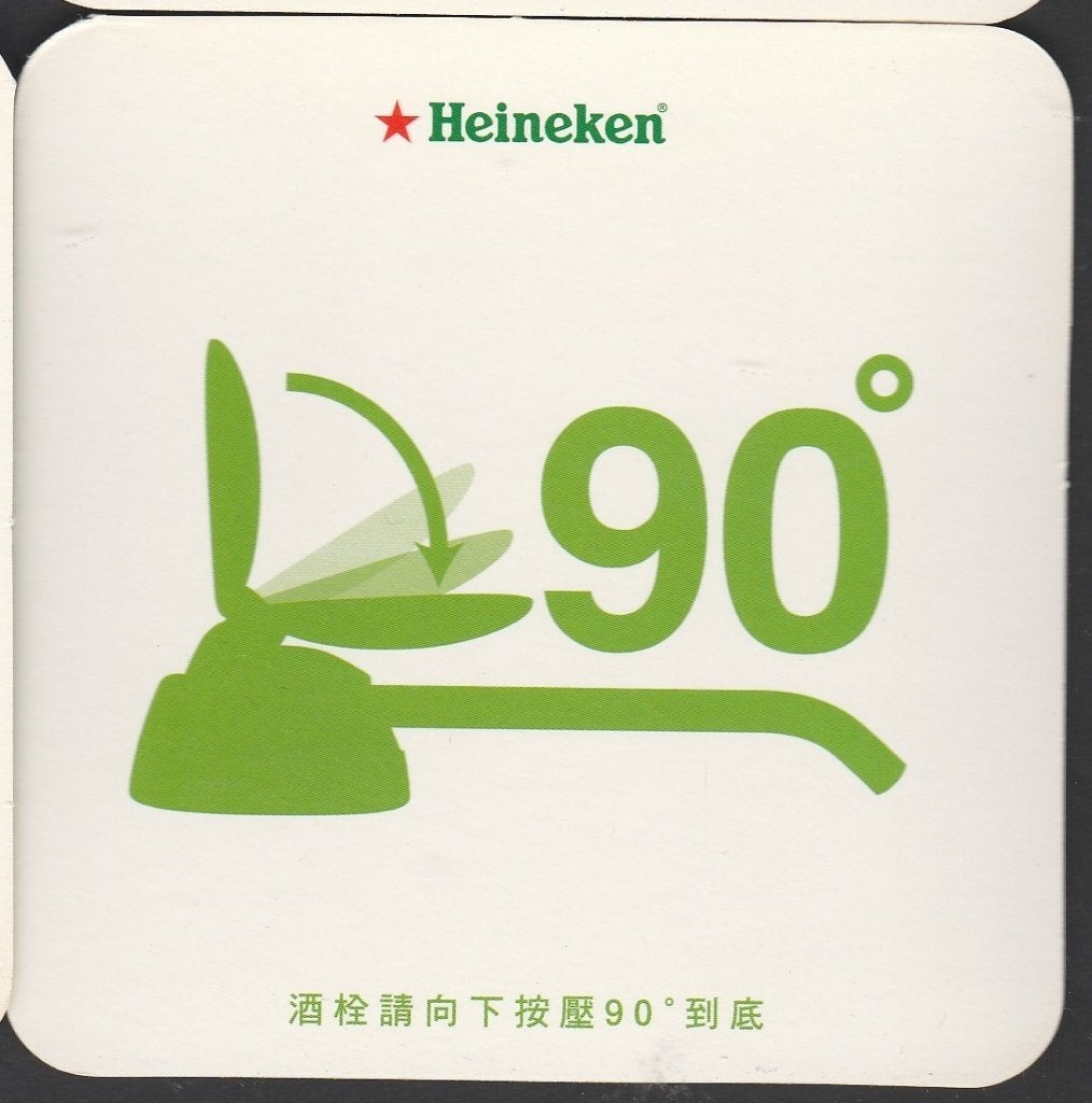 Bierviltje Heineken C 271 5, Verzenden, Gebruikt, Viltje(s), Heineken