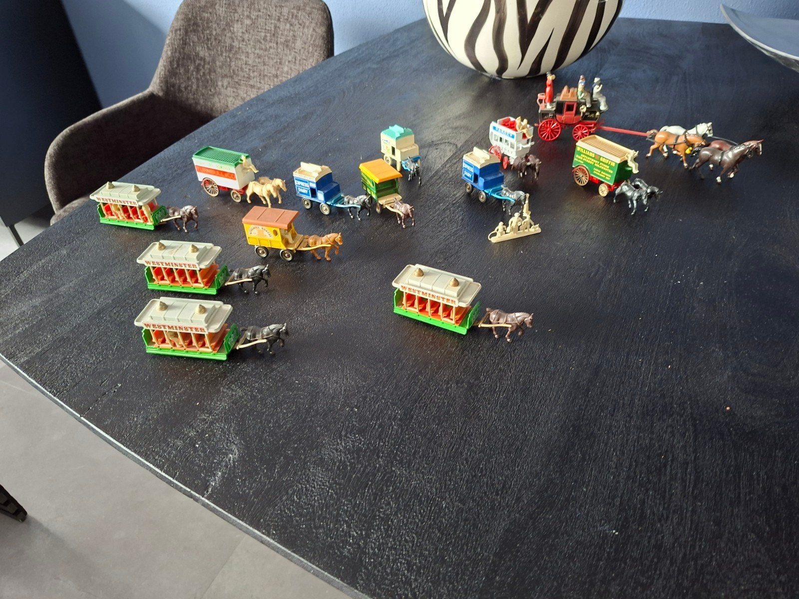 Verzameling paard en wagen, Antiek en Kunst, Antiek | Speelgoed, Ophalen of Verzenden