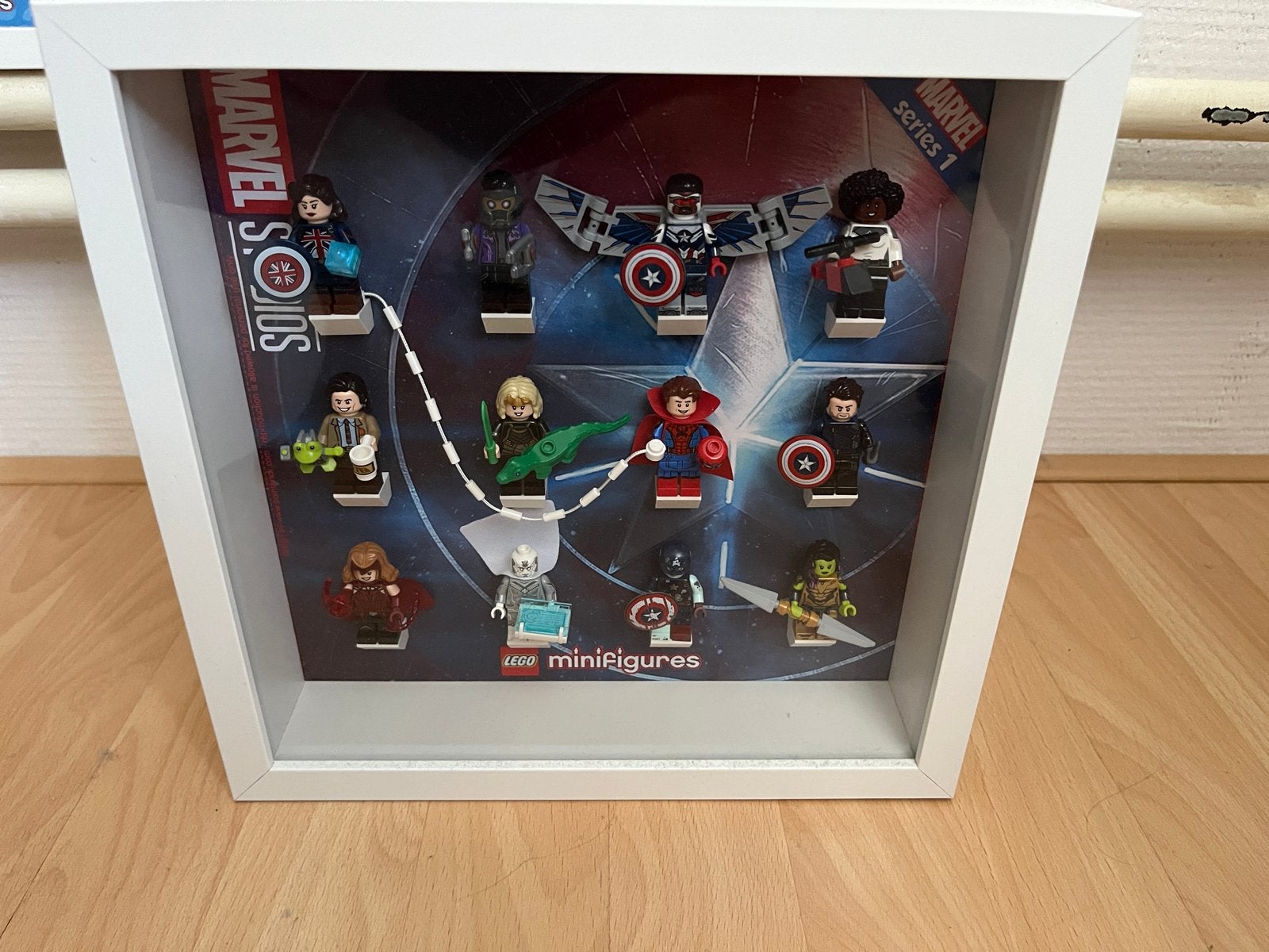 Lego 71031 Marvel Studios Minifiguren Serie 1 Display, Marvel, Lego, Ophalen of Verzenden, Zo goed als nieuw