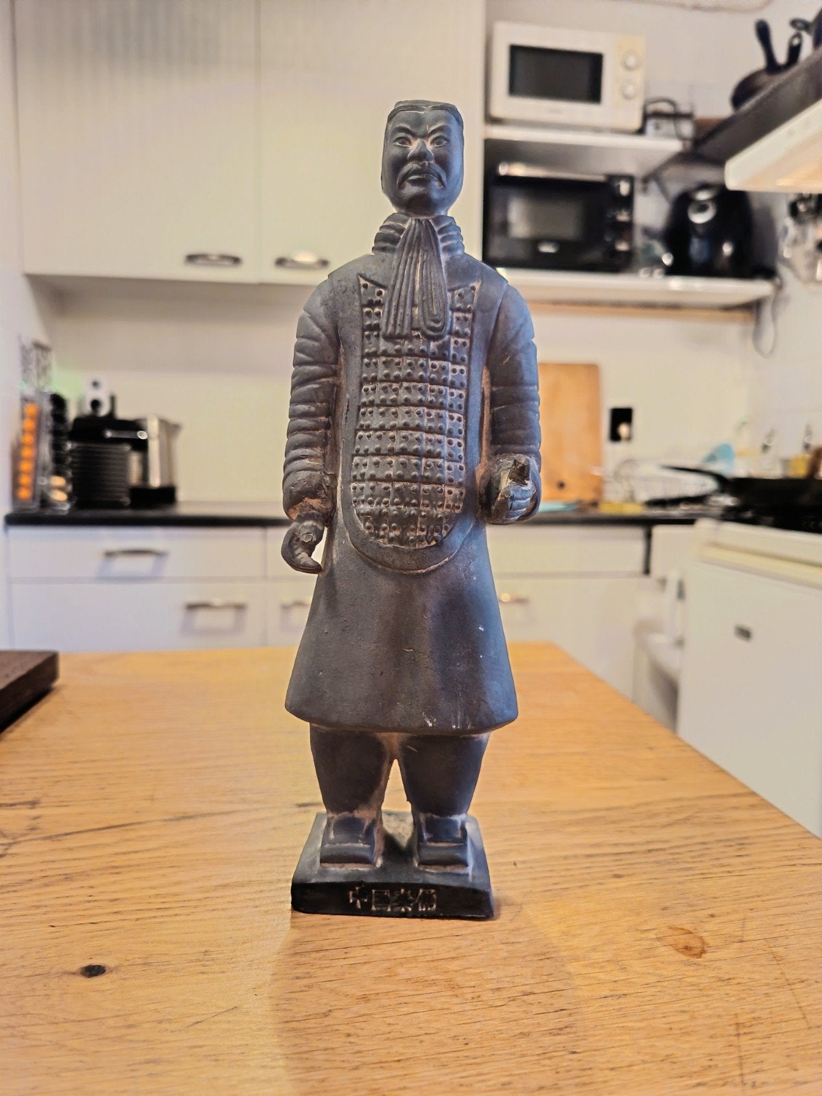 Terracotta Leger Beeld - Chinese Krijger, Ophalen of Verzenden, Handgemaakt, 20 - 50 cm, Steen of Keramiek