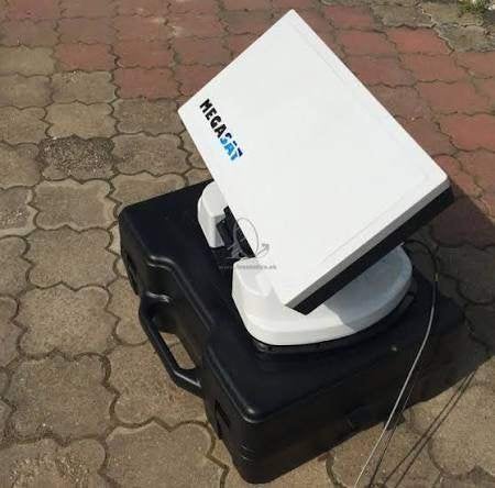 Megasat Countryman GPS - Volautomatische Satellietschotel, Caravans en Kamperen, Camper-accessoires, Ophalen, Zo goed als nieuw