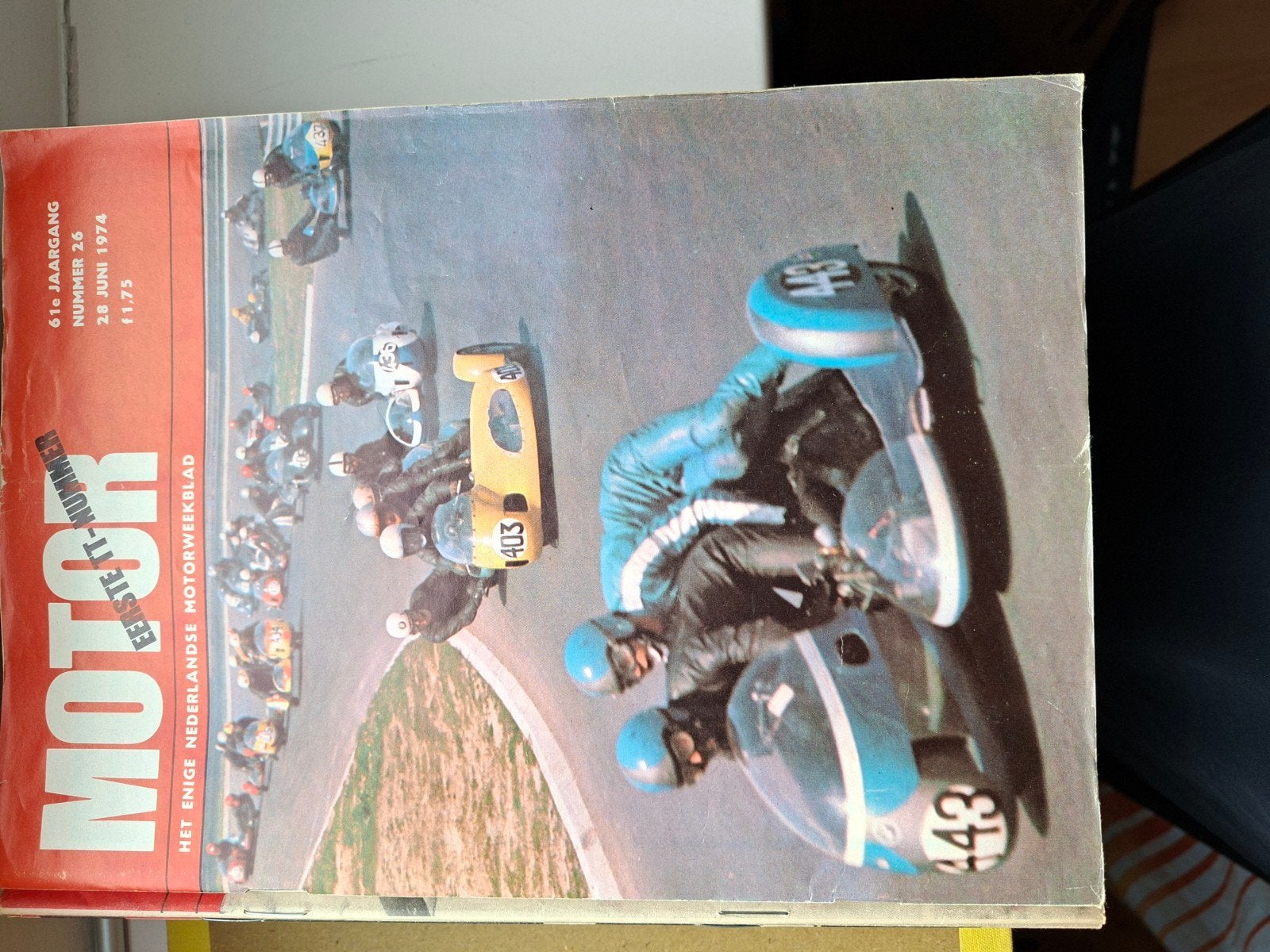 Motor tijdschriften jaargang 1974 in band, Boeken, Ophalen of Verzenden