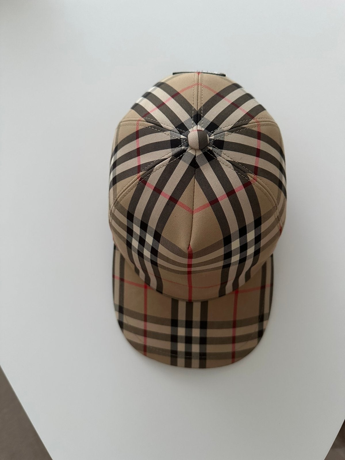 Burberry pet 8026929, Ophalen of Verzenden, Zo goed als nieuw, 58 of 59 cm (L, 7¼ of ⅜ inch), Pet