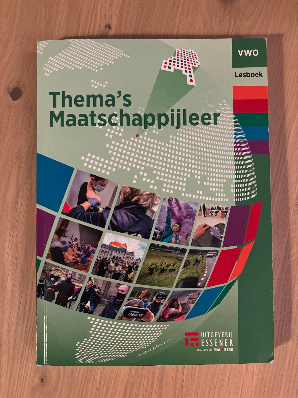 Thema's Maatschappijleer VWO Lesboek, 6e druk, Ophalen of Verzenden, Gelezen, VWO, Maatschappijleer